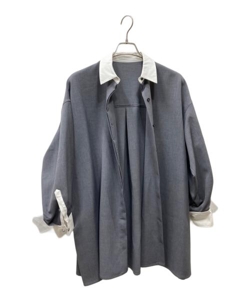 machatt（マチャット）machatt (マチャット) シャツワンピース グレー サイズ:SIZE Freeの古着・服飾アイテム