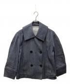 machattマチャット）の古着「ダブルジャケット」｜ブルー