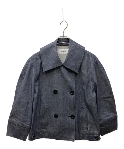 machatt（マチャット）machatt (マチャット) ダブルジャケット ブルー サイズ:Freeの古着・服飾アイテム