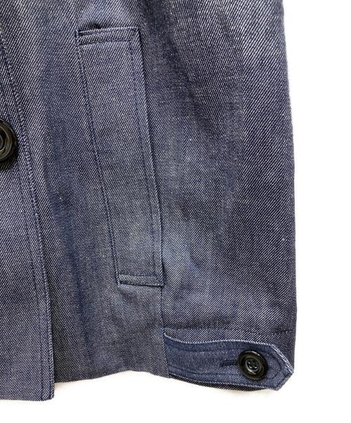 machatt（マチャット）machatt (マチャット) ダブルジャケット ブルー サイズ:Freeの古着・服飾アイテム