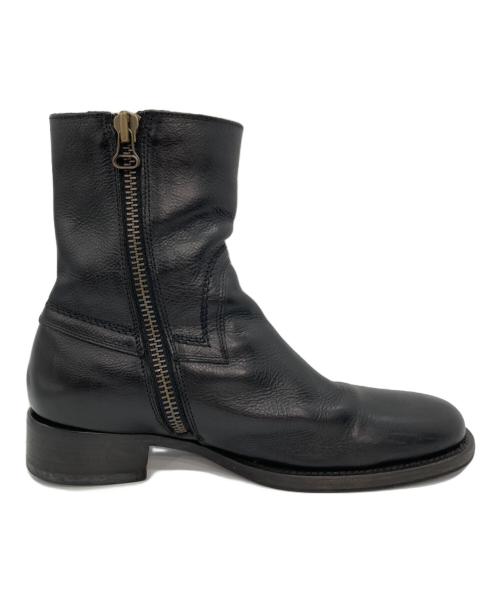 BUTTERO（ブッテロ）BUTTERO (ブッテロ) サイドジップブーツ ブラック サイズ:	SIZE 39 1/2の古着・服飾アイテム