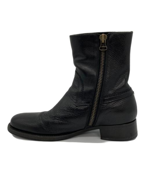 BUTTERO（ブッテロ）BUTTERO (ブッテロ) サイドジップブーツ ブラック サイズ:	SIZE 39 1/2の古着・服飾アイテム