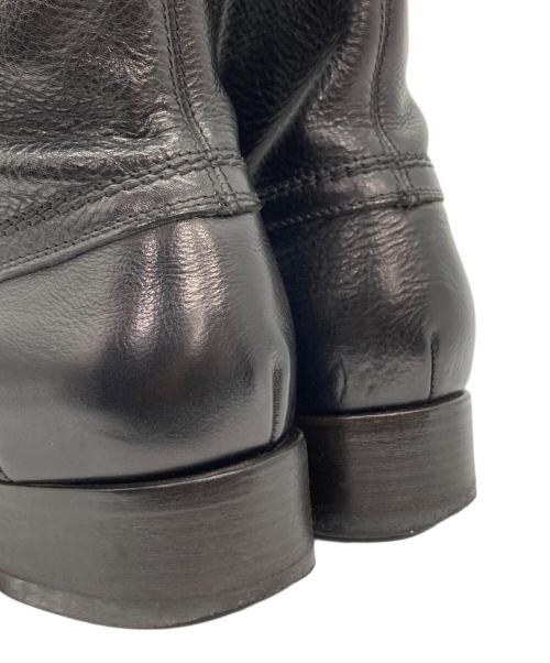 BUTTERO（ブッテロ）BUTTERO (ブッテロ) サイドジップブーツ ブラック サイズ:	SIZE 39 1/2の古着・服飾アイテム