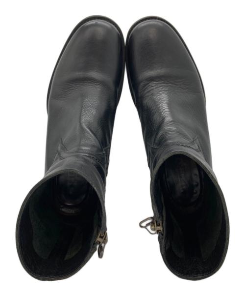 BUTTERO（ブッテロ）BUTTERO (ブッテロ) サイドジップブーツ ブラック サイズ:	SIZE 39 1/2の古着・服飾アイテム