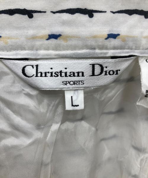 Christian Dior Sports（クリスチャン ディオールスポーツ）Christian Dior Sports (クリスチャン ディオールスポーツ) 総柄スカート ホワイト×ブラック サイズ:SIZE Lの古着・服飾アイテム