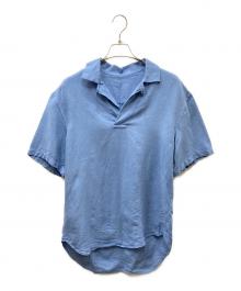 BOURRIENNE（ブリエンヌ）の古着「別注 LAND OF TOMORROW LIGHT LINEN SHIRT」｜ブルー