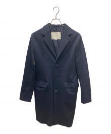 MACKINTOSH（マッキントッシュ）の古着「ウールステンカラーコート」｜ネイビー