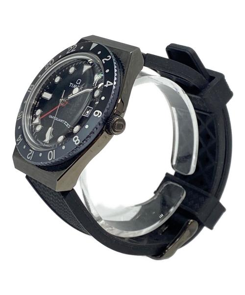 TIMEX（タイメックス）TIMEX (タイメックス) TIMEX Q Timex Diver GMT 腕時計 ブラックの古着・服飾アイテム