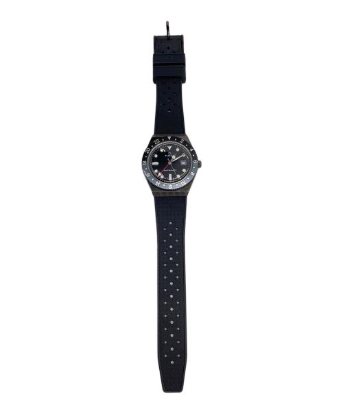TIMEX（タイメックス）TIMEX (タイメックス) TIMEX Q Timex Diver GMT 腕時計 ブラックの古着・服飾アイテム