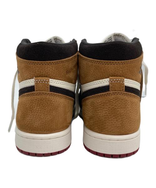 NIKE（ナイキ）NIKE (ナイキ) Air Jordan 1 Retro High OG “Love Letter” ハイカットスニーカー ブラウン×ブラック×ホワイト (Shad サイズ:26の古着・服飾アイテム