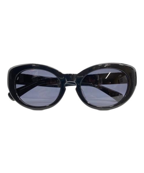 TSY ORIGINAL（ティーエスワイ オリジナル）TSY ORIGINAL (ティーエスワイ オリジナル) SAFTY GLASSES 002 // BLACK ラメ入りサングラス ブラックの古着・服飾アイテム