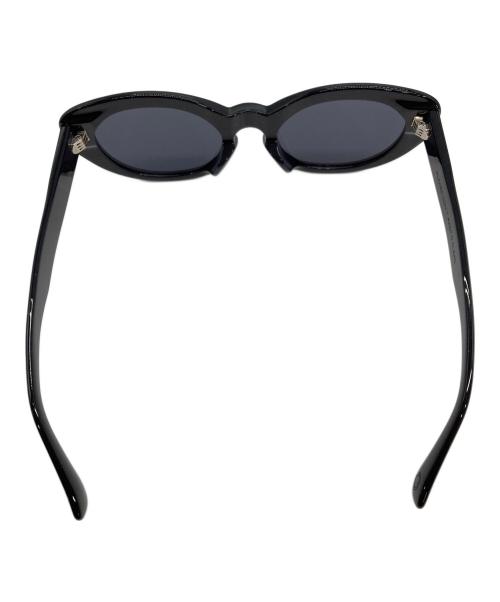 TSY ORIGINAL（ティーエスワイ オリジナル）TSY ORIGINAL (ティーエスワイ オリジナル) SAFTY GLASSES 002 // BLACK ラメ入りサングラス ブラックの古着・服飾アイテム