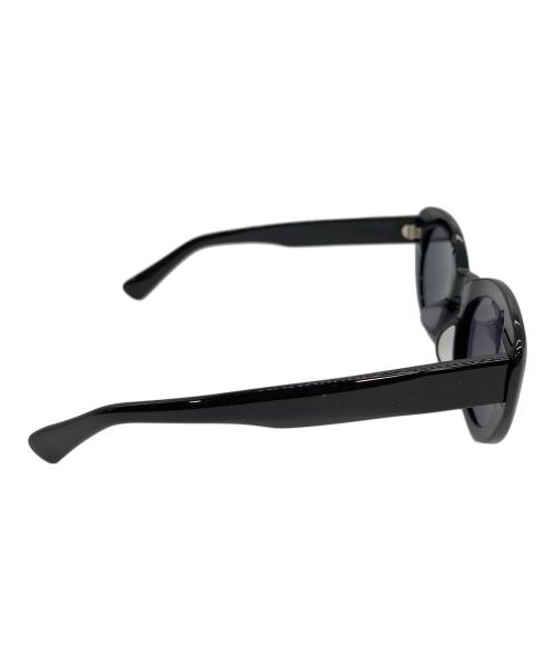 TSY ORIGINAL（ティーエスワイ オリジナル）TSY ORIGINAL (ティーエスワイ オリジナル) SAFTY GLASSES 002 // BLACK ラメ入りサングラス ブラックの古着・服飾アイテム