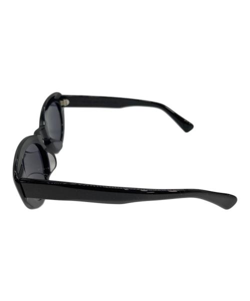 TSY ORIGINAL（ティーエスワイ オリジナル）TSY ORIGINAL (ティーエスワイ オリジナル) SAFTY GLASSES 002 // BLACK ラメ入りサングラス ブラックの古着・服飾アイテム