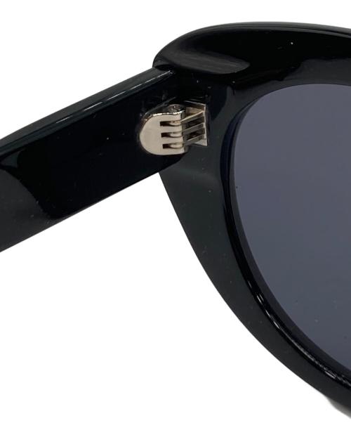 TSY ORIGINAL（ティーエスワイ オリジナル）TSY ORIGINAL (ティーエスワイ オリジナル) SAFTY GLASSES 002 // BLACK ラメ入りサングラス ブラックの古着・服飾アイテム