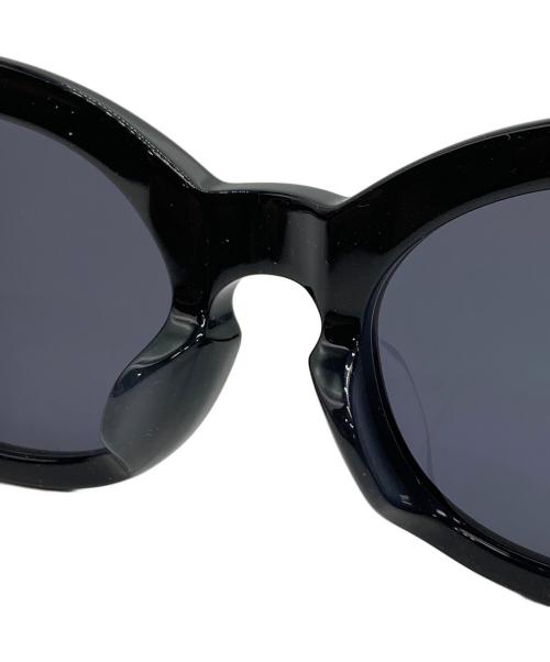 TSY ORIGINAL（ティーエスワイ オリジナル）TSY ORIGINAL (ティーエスワイ オリジナル) SAFTY GLASSES 002 // BLACK ラメ入りサングラス ブラックの古着・服飾アイテム