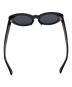 TSY ORIGINAL (ティーエスワイ オリジナル) SAFTY GLASSES 002 // BLACK ラメ入りサングラス ブラック：17000円