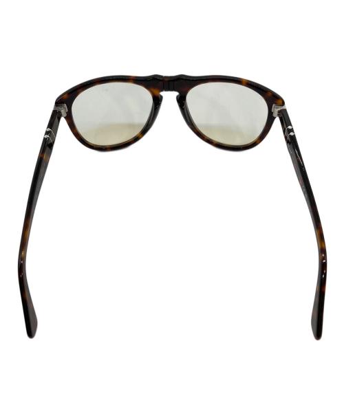 PERSOL（ペルソール）Persol (ペルソール) 伊達眼鏡 ブラウン(24/BL)の古着・服飾アイテム