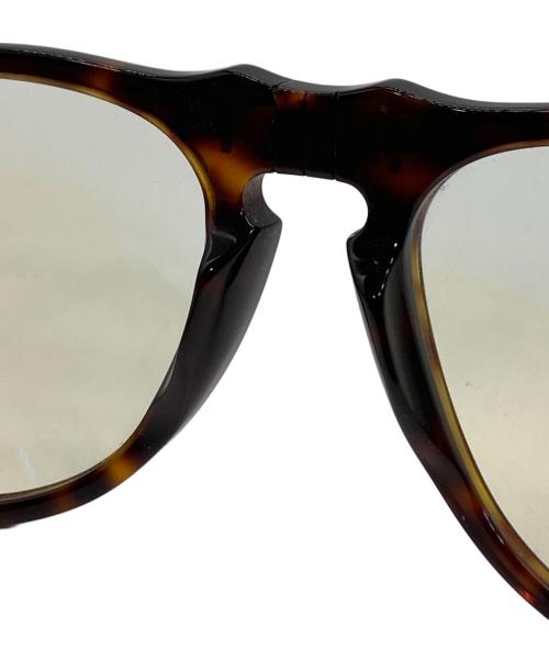 PERSOL（ペルソール）Persol (ペルソール) 伊達眼鏡 ブラウン(24/BL)の古着・服飾アイテム