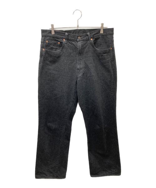 KAPTAIN SUNSHINE（キャプテンサンシャイン）KAPTAIN SUNSHINE (キャプテンサンシャイン) Skate Shoecut Denim Pants デニムパンツ ブラックワンウォッシュ サイズ:SIZE 34の古着・服飾アイテム