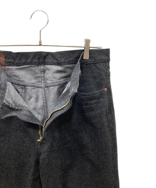 KAPTAIN SUNSHINE（キャプテンサンシャイン）KAPTAIN SUNSHINE (キャプテンサンシャイン) Skate Shoecut Denim Pants デニムパンツ ブラックワンウォッシュ サイズ:SIZE 34の古着・服飾アイテム