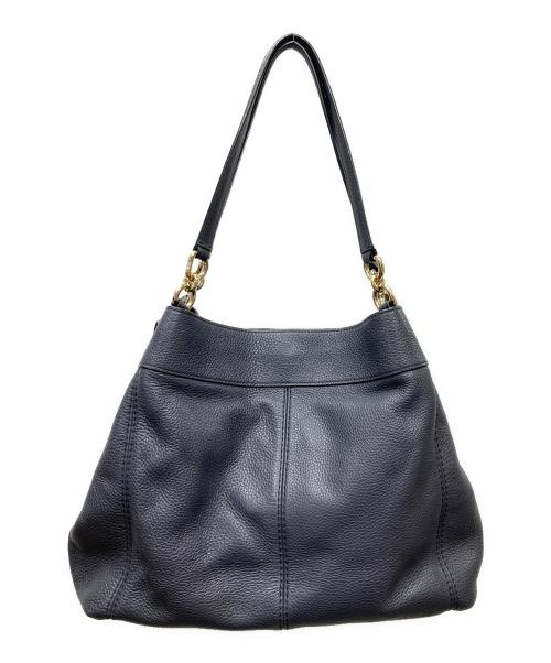 COACH（コーチ）COACH (コーチ) ハンドバッグ ネイビーの古着・服飾アイテム