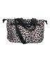LeSportsac (レスポートサック) LEOPARD TWO HANDLE ZIP TOTE 2WAYバッグ グレー×ブラック：10000円