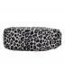 中古・古着 LeSportsac (レスポートサック) LEOPARD TWO HANDLE ZIP TOTE 2WAYバッグ グレー×ブラック：10000円