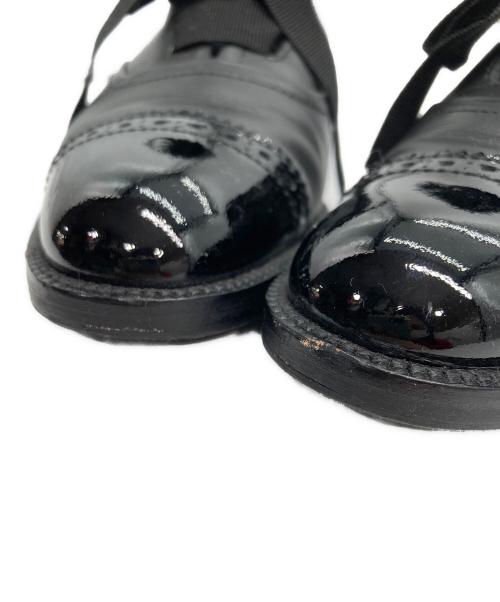 Manolo Blahnik（マノロ ブラニク）Manolo Blahnik (マノロブラニク) ANDARE オックスフォードシューズ ブラック サイズ:22.5の古着・服飾アイテム