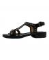 中古・古着 Church’s (チャーチ) ELLY MET スタッズサンダル ブラック サイズ:SIZE35：7000円