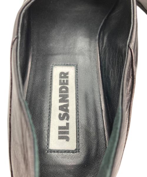 JIL SANDER（ジルサンダー）JIL SANDER (ジルサンダー) レザーシューズ ブラック サイズ:35の古着・服飾アイテム