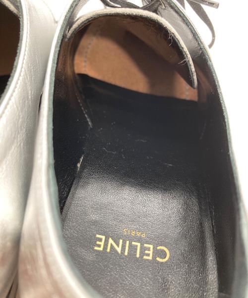 CELINE（セリーヌ）CELINE (セリーヌ) JACNO レースアップシューズ シルバー サイズ:21の古着・服飾アイテム