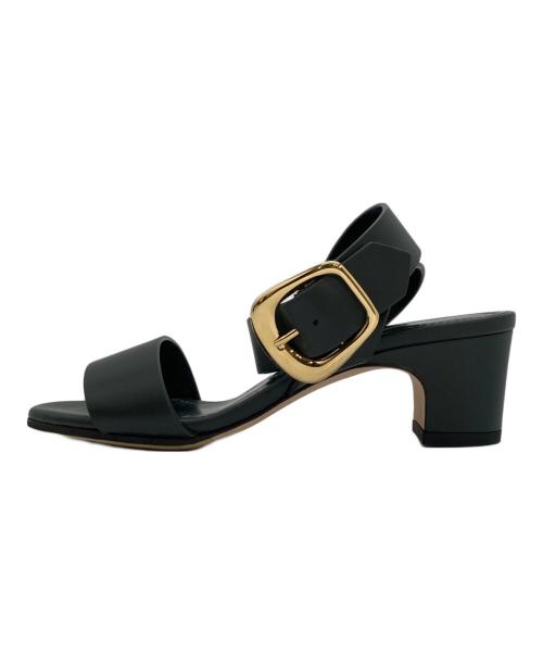 Manolo Blahnik（マノロ ブラニク）Manolo Blahnik (マノロ ブラニク) ストラップサンダル グリーン サイズ:SIZE 34の古着・服飾アイテム