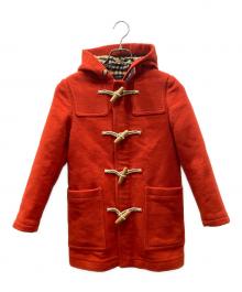 BURBERRY CHILDREN（バーバリー チルドレン）の古着「裏ノバチェックダッフルコート」｜オレンジ