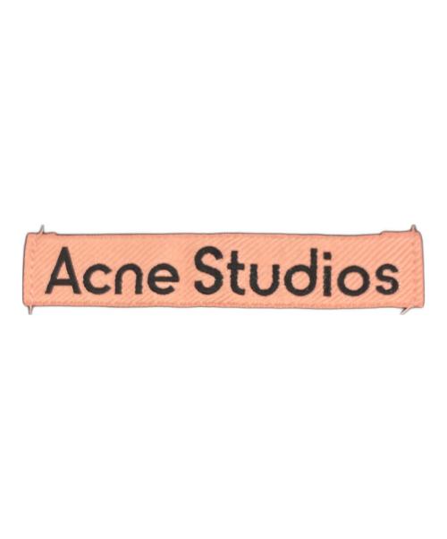 Acne studios（アクネ ストゥディオズ）ACNE STUDIOS (アクネ ストゥディオズ) フリンジウールスカーフ ブラック サイズ:表記無しの古着・服飾アイテム