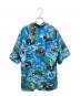 reyn spooner (レイン スプナー) レーヨンオープンカラーシャツ ブルー×ブラック サイズ:SIZE S：9000円