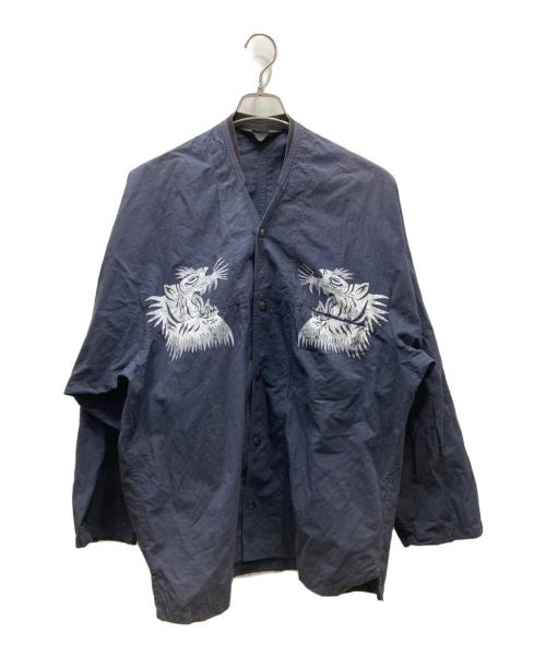 Essay（エッセイ）Essay (エッセイ) SUKAJAN TIGER SHIRT スカジャン タイガーシャツ ネイビー サイズ:SIZE 3の古着・服飾アイテム