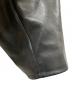 中古・古着 FREAK'S STORE (フリークスストア) Calf Leather Minimal Single Riders Jacket ブラック サイズ:SIZE L：18000円