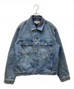 stussyステューシー）の古着「Lined Denim Trucker」｜スカイブルー