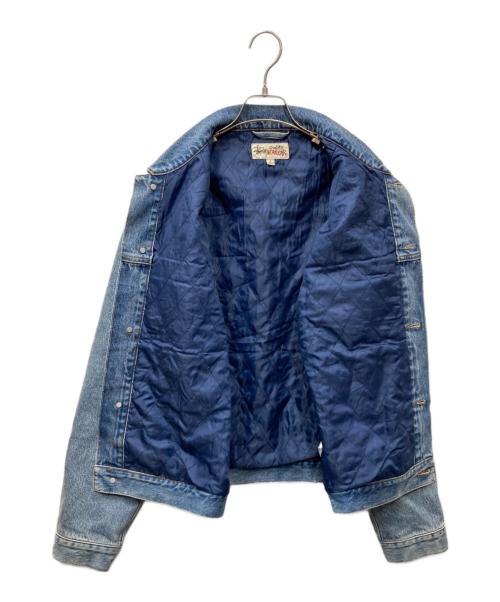 stussy（ステューシー）stussy (ステューシー) Lined Denim Trucker スカイブルー サイズ:Lの古着・服飾アイテム