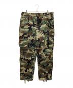 stussyステューシー）の古着「CARGO PANT」｜ベージュ×カーキ