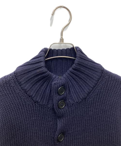 Cruciani（クルチアーニ）Cruciani (クルチアーニ) ウールニットジャケット ネイビー サイズ:48の古着・服飾アイテム
