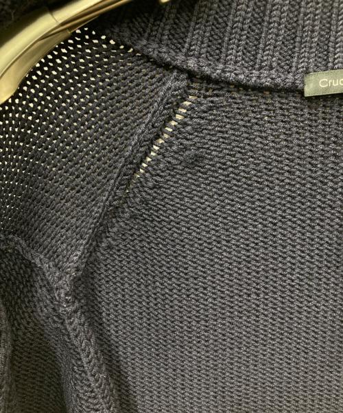 Cruciani（クルチアーニ）Cruciani (クルチアーニ) ウールニットジャケット ネイビー サイズ:48の古着・服飾アイテム