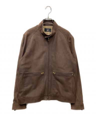 希少 フランス製 dunhill ダンヒル ラムレザージャケット 濃茶 XL相当 中古・古着通販】dunhill (ダンヒル) レザージャケット ブラウン