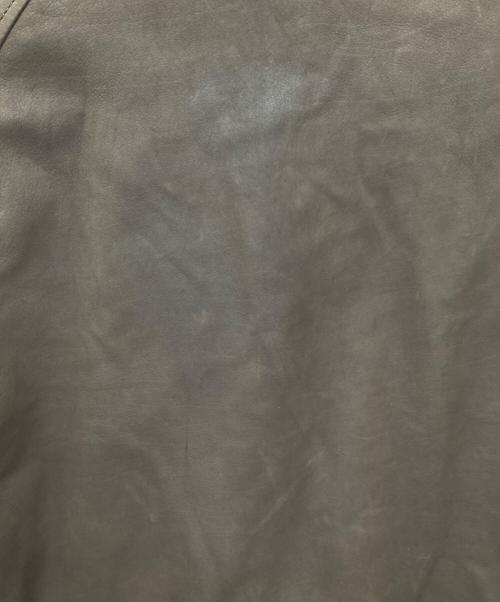 dunhill（ダンヒル）dunhill (ダンヒル) レザージャケット ブラウン サイズ:Lの古着・服飾アイテム