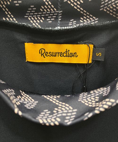 Resurrection（レザレクション）Resurrection (レザレクション) フレアスリーブレスハイネックシャツ ブラック サイズ:SIZE S 未使用品の古着・服飾アイテム