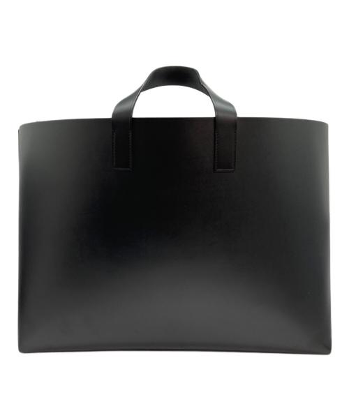 foot the coacher（フットザコーチャー）foot the coacher (フットザコーチャー) LEATHER TOTE L レザートートバッグ ブラックの古着・服飾アイテム