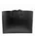 foot the coacher (フットザコーチャー) LEATHER TOTE L レザートートバッグ ブラック：22000円