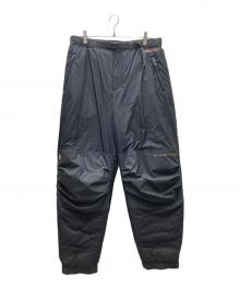 MARMOT（マーモット）の古着「ゴアテックス スリーレイヤー アルピニスト 中綿パンツ」｜ブラック