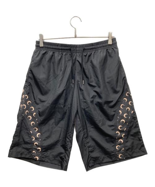 MARINE SERRE（マリーンセル）MARINE SERRE (マリーンセル) Moon printed swimwear short ショートパンツ ブラック×ベージュ サイズ:SIZE Sの古着・服飾アイテム